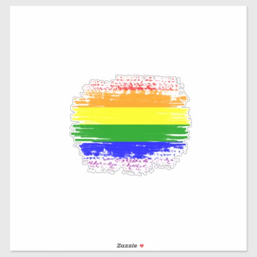 LGBT国旗 シール (シート)