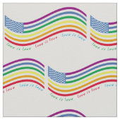 LGBT国旗 ファブリック (クローズアップ)