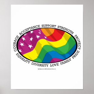 LGBT国旗 ポスター