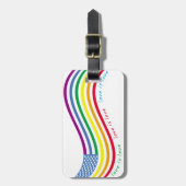 LGBT国旗 ラゲッジタグ (正面縦)