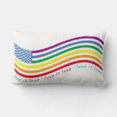 LGBT国旗 ランバークッション (裏面)