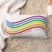 LGBT国旗 ランバークッション (ブランケット)