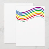 LGBT国旗 招待状 (正面/裏面)