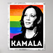 LGBT国旗 – KAMALA HARRIS 2020 ポスター (正面)