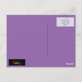 LGBT家族のロゴ ポストカード (裏面)