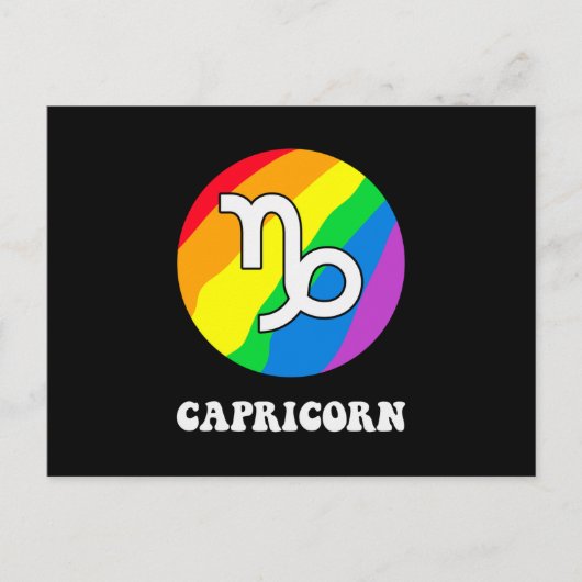 Lgbt山羊座 ポストカード (正面)