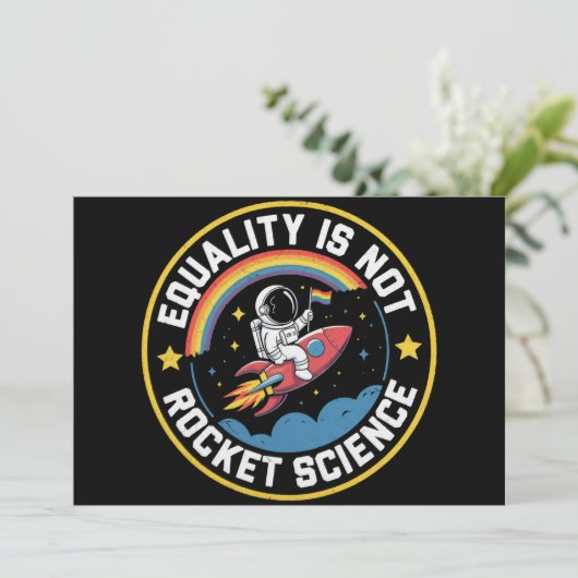 LGBT平等はロケットサイエンスではない プライド アリー 招待状 (スタンド正面)