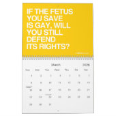 LGBT平等カレンダー カレンダー (3月 2026)