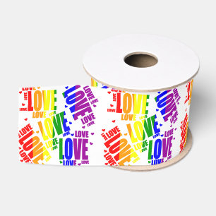LGBT愛文字 グログランリボン