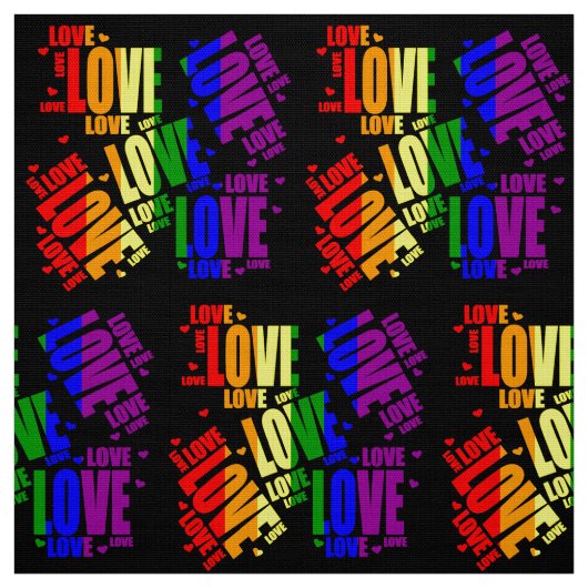 LGBT愛文字 ファブリック (見本)