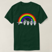 LGBT手話 Tシャツ (デザイン正面)