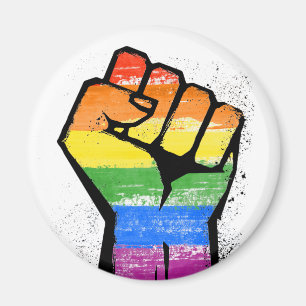 LGBT抵抗拳 マグネット