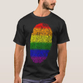 LGBT指紋 Tシャツ (正面)