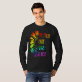 Lgbt最初のプライドは暴動のヒマワリ Tシャツ (正面フル)