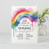 LGBT結婚式招待状 招待状 (スタンド正面)