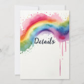 LGBT結婚式招待状 招待状 (裏面)