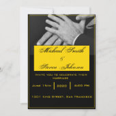 LGBT結婚式招待状 招待状 (正面)