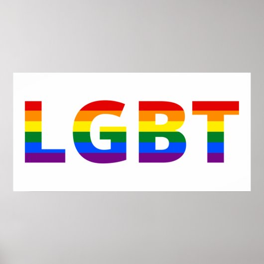 Lgbt虹 ポスター (正面)