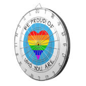 LGBT誇りを持ったの一員であること ダーツボード (正面右)