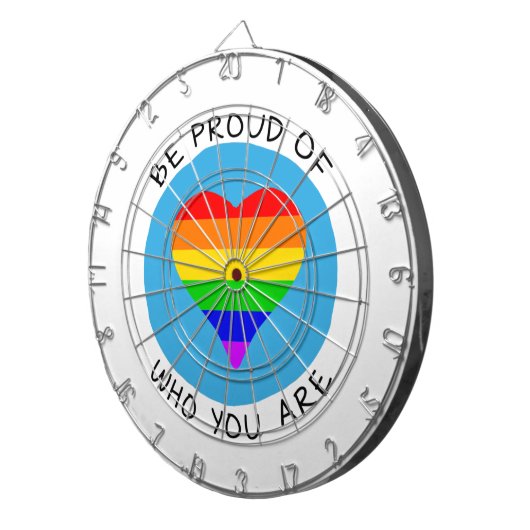 LGBT誇りを持ったの一員であること ダーツボード (正面右)
