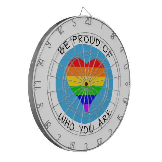 LGBT誇りを持ったの一員であること ダーツボード (正面左)