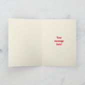 LGBT誇りを持ったグリッター カード (内部)