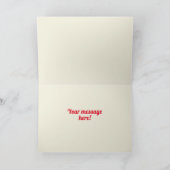 LGBT誇りを持ったグリッター カード (内部)