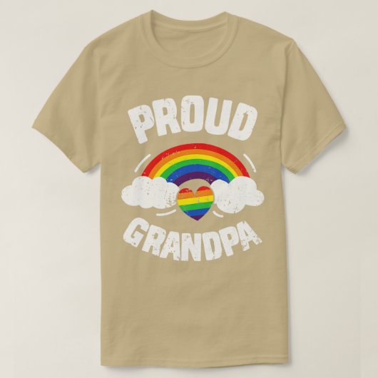 LGBT誇りを持ったゲイプライド少年男性へ父親 Tシャツ (デザイン正面)