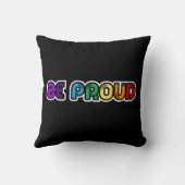 LGBT誇りを持ったゲイプライド クッション (裏面)