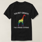 LGBT誇りを持った義父ゲイプライド義父Tee Pullov Tシャツ (デザイン正面)