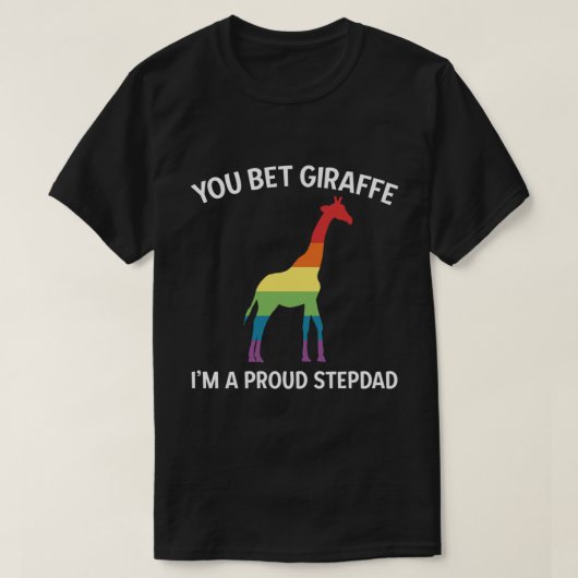 LGBT誇りを持った義父ゲイプライド義父Tee Pullov Tシャツ (デザイン正面)
