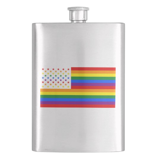 LGBT アメリカ フラスク (正面)
