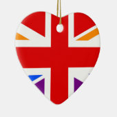 LGBT イギリス セラミックオーナメント (右)