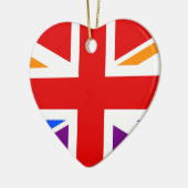 LGBT イギリス セラミックオーナメント (左)