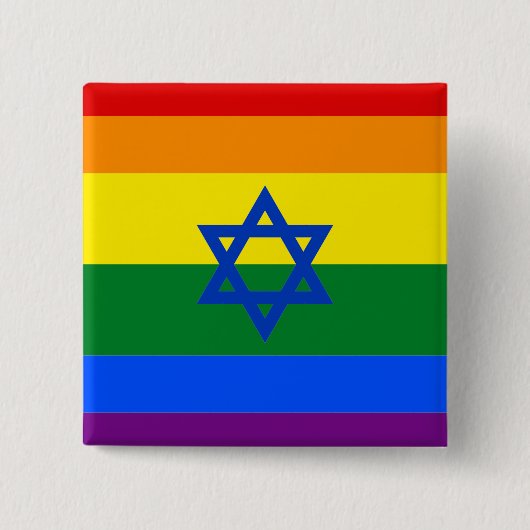 LGBT イスラエル 缶バッジ (正面)