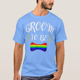 LGBT ゲイの新郎 ウェディング バチェラーパーティー Tシャツ
