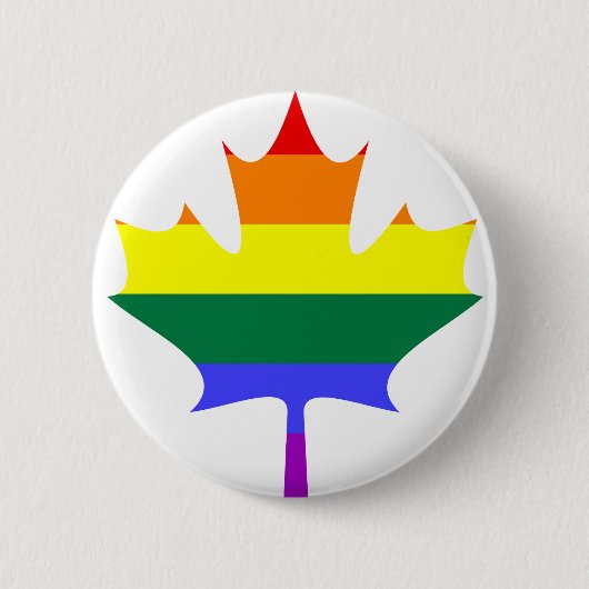 LGBT/ゲイプライドカナダボタン 缶バッジ (正面)