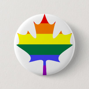LGBT/ゲイプライドカナダボタン 缶バッジ