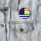 LGBT/ゲイプライド米国ボタン 缶バッジ (インサイチュ)