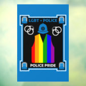 LGBT+ゲイプライド警察 ウィンドウサイン (シート3)