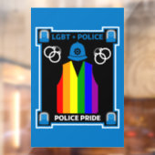 LGBT+ゲイプライド警察 ウィンドウサイン (シート2)