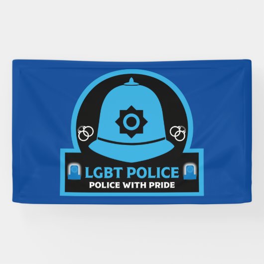 LGBT+ゲイプライド警察 横断幕 (横)