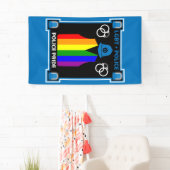 LGBT+ゲイプライド警察 横断幕 (インサイチュ)