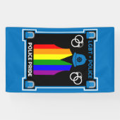 LGBT+ゲイプライド警察 横断幕 (横)
