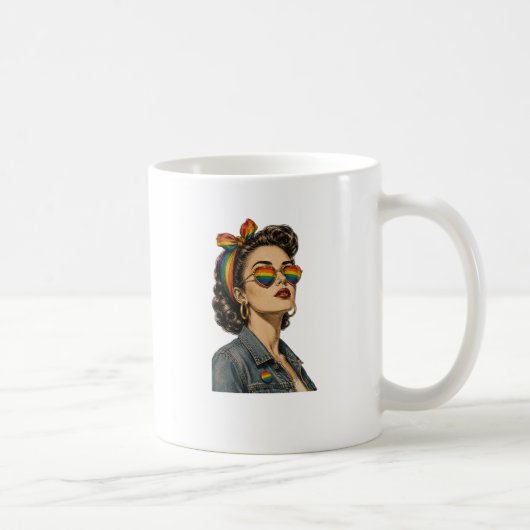 LGBT ゲイ プライド コーヒーマグ コーヒーマグカップ (右)