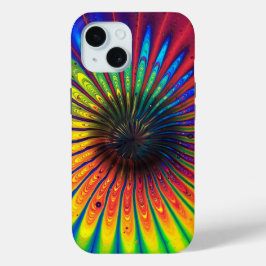 LGBT ゲイ プライド フローラル リキッドアート フラワー クール iPhone 15ケース