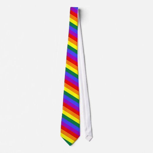 LGBT ストライプの ネクタイ (正面)
