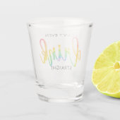 LGBT ストレート飲めないよ ショットグラス (裏面)