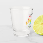 LGBT ストレート飲めないよ ショットグラス (左)