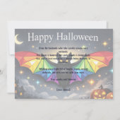 🎃🌈LGBT スパイキー&ファビュラス 招待状 (裏面)